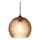 Halo Design 718368 - Suspension sur câble NOBB 1xE27/40W/230V diam. 22 cm brun fumé