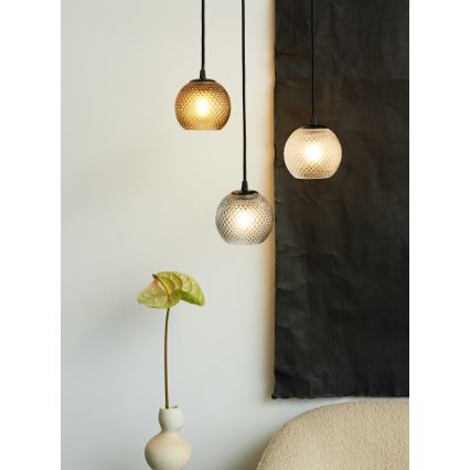 Halo Design 718436 - Suspension sur câble NOBB 1xE27/40W/230V transparente