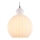 Halo Design 737321 - Pendelleuchte mit Kabel BALL BALL 1xE27/40W/230V Ø 32 cm weiß