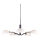 Halo Design 740369 - Suspension sur câble KJOBENHAVN 5xG9/28W/230V Ø 50 cm noire