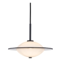 Halo Design 743582 - Pendelleuchte an Kabel ORBIT 1xG9/7W/230V Ø 24 cm weiß/schwarz/rauchgrau