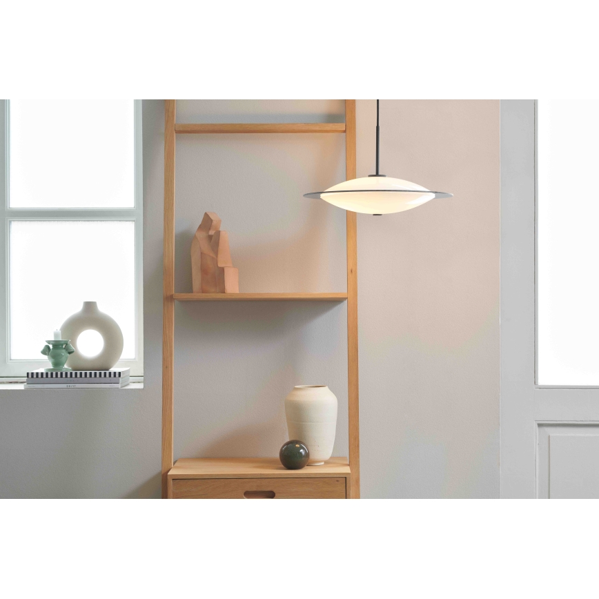 Halo Design 743629 - Pendelleuchte mit Kabel ORBIT 3xG9/7W/230V Ø 40 cm weiß/messing/rauchgrau