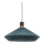 Halo Design 744275 - Lampadario a sospensione PARIS con cavo 1xE27/60W/230V Ø 56 cm blu/ottone/rovere