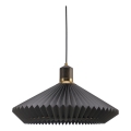 Halo Design 744299 - Lampadario sospeso a cavo PARIS 1xE27/60W/230V Ø 56 cm nero/ottone/rovere