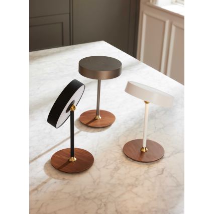 Halo Design 745777 - Lampada da tavolo ricaricabile dimmerabile a LED ON THE MOVE LED/2,5W/4000 mAh nero/legno