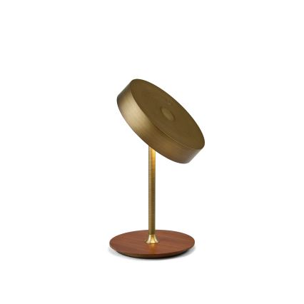 Halo Design 745784 - Wiederaufladbare, dimmbare LED-Tischlampe ON THE MOVE LED/2,5W/4000 mAh Messing/Holz