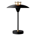 Halo Design 746125 - LED-dimmbare, wiederaufladbare Outdoor-Tischleuchte MINI STEPP LED/1,8W/1600 mAh IP44 schwarz