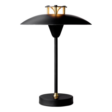Halo Design 746125 - LED-dimmbare, wiederaufladbare Outdoor-Tischleuchte MINI STEPP LED/1,8W/1600 mAh IP44 schwarz