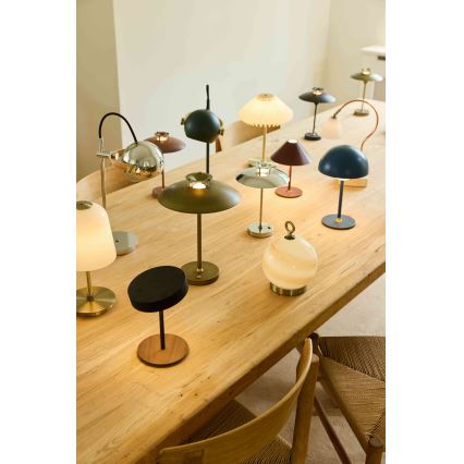 Halo Design 746163 - Lampada da tavolo dimmerabile ricaricabile da esterno MINI STEPP LED/1,8W/1600 mAh IP44 cromo lucido