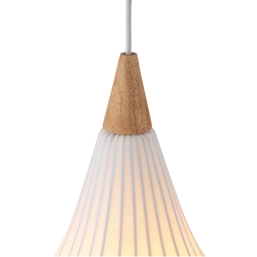 Halo Design 746262 - Hängeleuchte an Kabel DROPS 1xE27/40W/230V Ø 30 cm weiß/Eiche