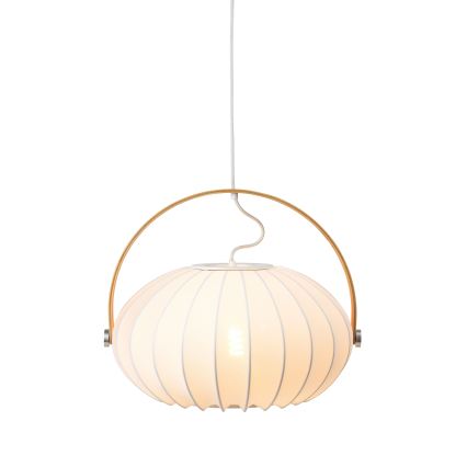 Halo Design 746347 - Pendelleuchte an Kabel DC 1xE27/40W/230V Ø 40 cm weiß/Eiche