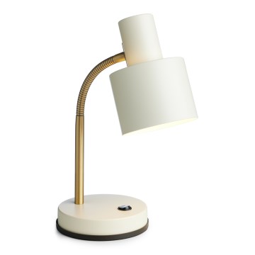 Halo Design 746910 - Tischlampe VOGUE 1xE27/40W/230V cremefarben/messing