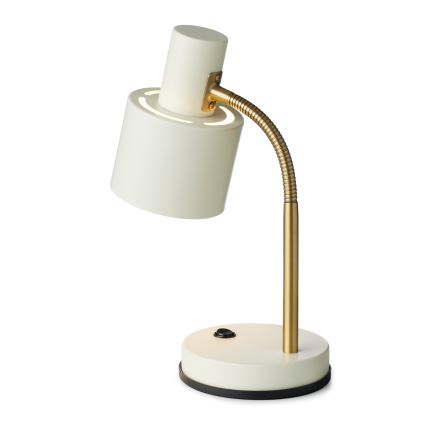 Halo Design 746910 - Tischlampe VOGUE 1xE27/40W/230V cremefarben/messing