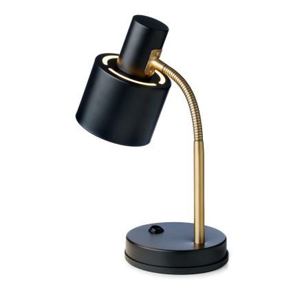 Halo Design 746927 - Lampe de table VOGUE 1xE27/40W/230V noir/laiton