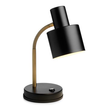 Halo Design 746927 - Tischlampe VOGUE 1xE27/40W/230V schwarz/Messing