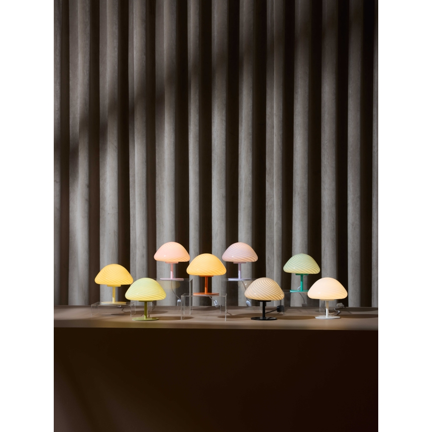 Halo Design 747016 - Tischlampe CANDY MINI MUSH 1xG9/25W/230V Ø 17 cm beige