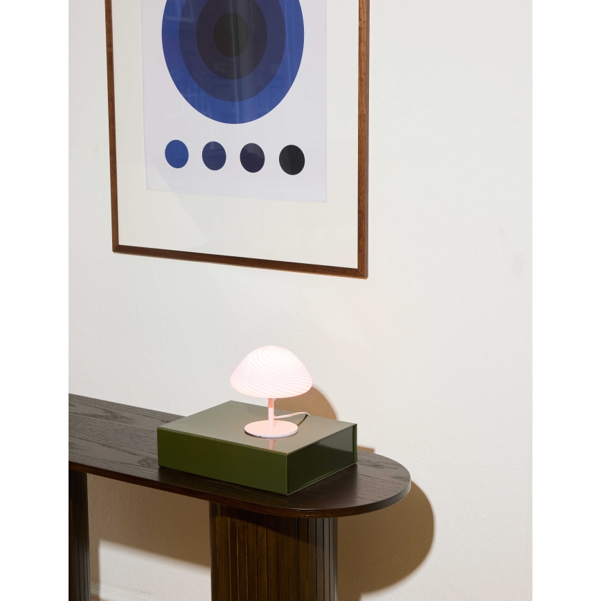 Halo Design 747047 - Lampada da tavolo CANDY MINI MUSH 1xG9/25W/230V Ø 17 cm rosa