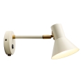 Halo Design 747443 - Wandleuchte STYLE 1xE14/25W/230V creme/messing