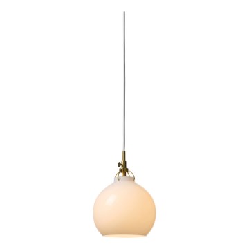 Halo Design 747924 - Pendelleuchte an Kabel TOSCANA 1xG9/28W/230V Ø 18 cm creme/messing