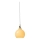 Halo Design 747931 - Hängeleuchte mit Kabel TOSCANA 1xG9/28W/230V Ø 18 cm beige/Messing
