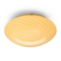Halo Design 748693 - Plafonnier CANDY 1xE27/40W/230V diam. 30 cm beige/laiton