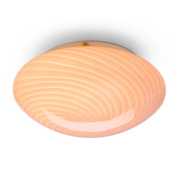 Halo Design 748709 - Plafoniera CANDY 1xE27/40W/230V Ø 30 cm rosa/ottone