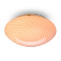 Halo Design 748709 - Plafonnier CANDY 1xE27/40W/230V Ø 30 cm rose/laiton