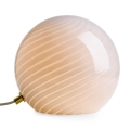 Halo Design 748792 - Lampe de table CANDY 1xE14/25W/230V Ø 20 cm grise