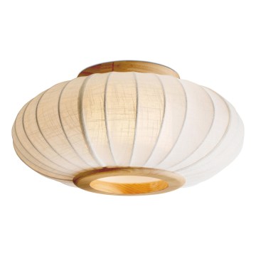 Halo Design 749362 - Plafoniera BALLOON 1xE27/40W/230V Ø 40 cm rovere/bianco