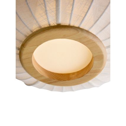 Halo Design 749362 - Plafoniera BALLOON 1xE27/40W/230V Ø 40 cm rovere/bianco