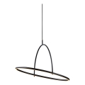 Halo Design 749546 - dimmbare LED-Pendelleuchte an Seil TILT LED/40W/230V Ø 60 cm schwarz
