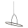 Halo Design 749546 - Lampada a sospensione dimmerabile su cavo TILT LED/40W/230V Ø 60 cm nero