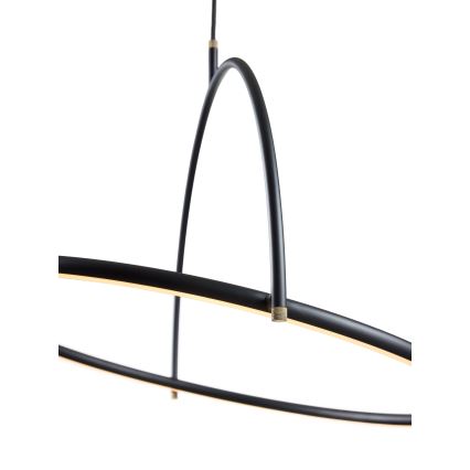 Halo Design 749546 - Lampada a sospensione dimmerabile su cavo TILT LED/40W/230V Ø 60 cm nero