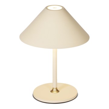 Halo Design 800773 - LED-dimmbare, wiederaufladbare Tischlampe für den Außenbereich HYGGE LED/3W/4000 mAh IP54 cremefarben