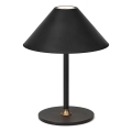 Halo Design 800803 - LED-dimmbare, wiederaufladbare Außen-Tischleuchte HYGGE LED/3W/4000 mAh IP54 schwarz