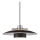 Halo Design 990259 - Pendelleuchte an Kabel SORUP 1xE27/40W/230V Ø 40 cm schwarz/glänzender Chrom
