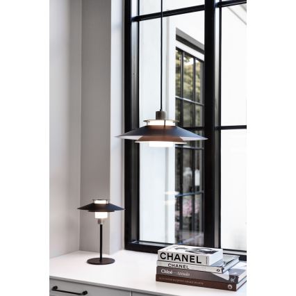 Halo Design 990785 - Pendelleuchte an Kabel RIVOLI 1x E27/40W/230V Ø 40 cm schwarz/kupfer