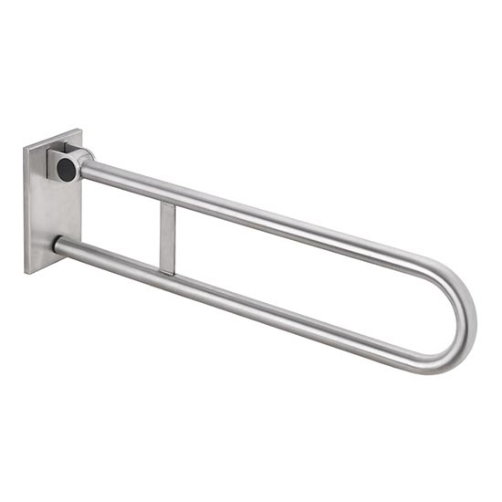 Halterung 12x22,5 cm Edelstahl/silber