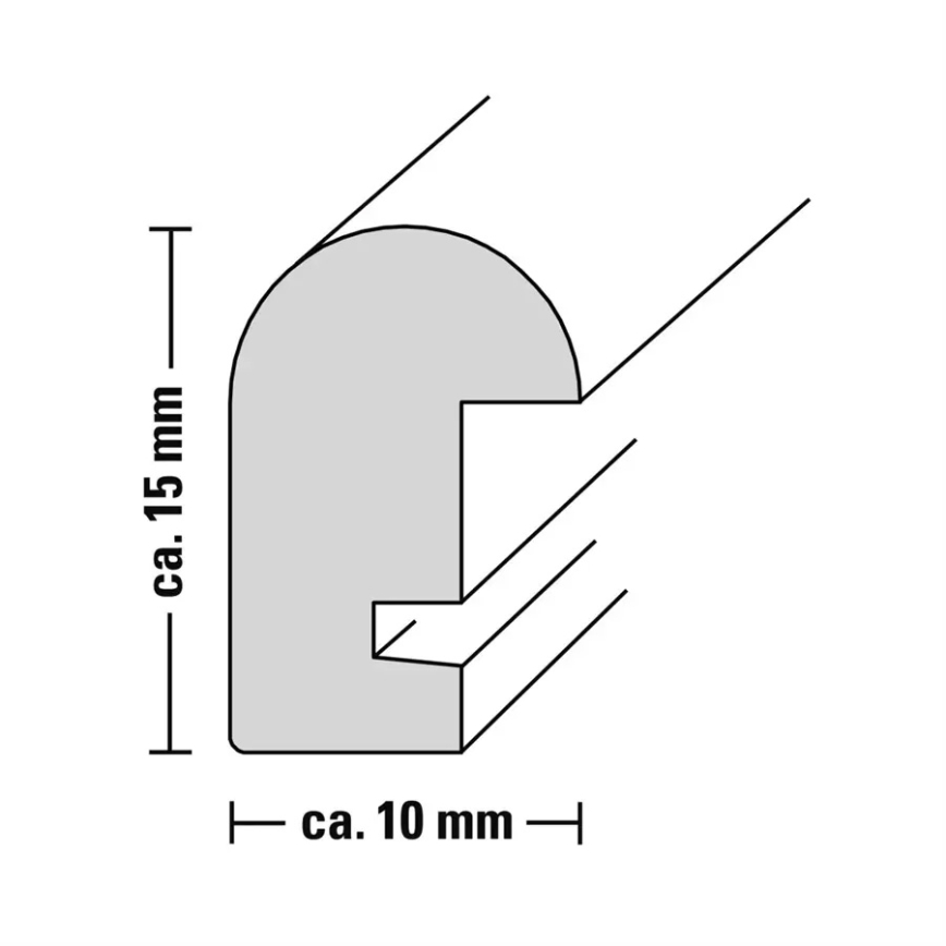 Hama - Cornice  10x15 cm marrone