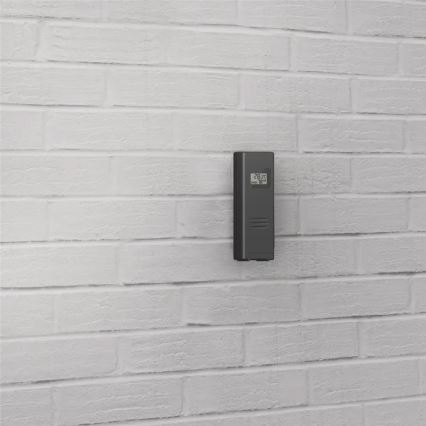 Hama - Stazione meteo con display LCD a colori e sveglia 230V/2xAA + USB nero