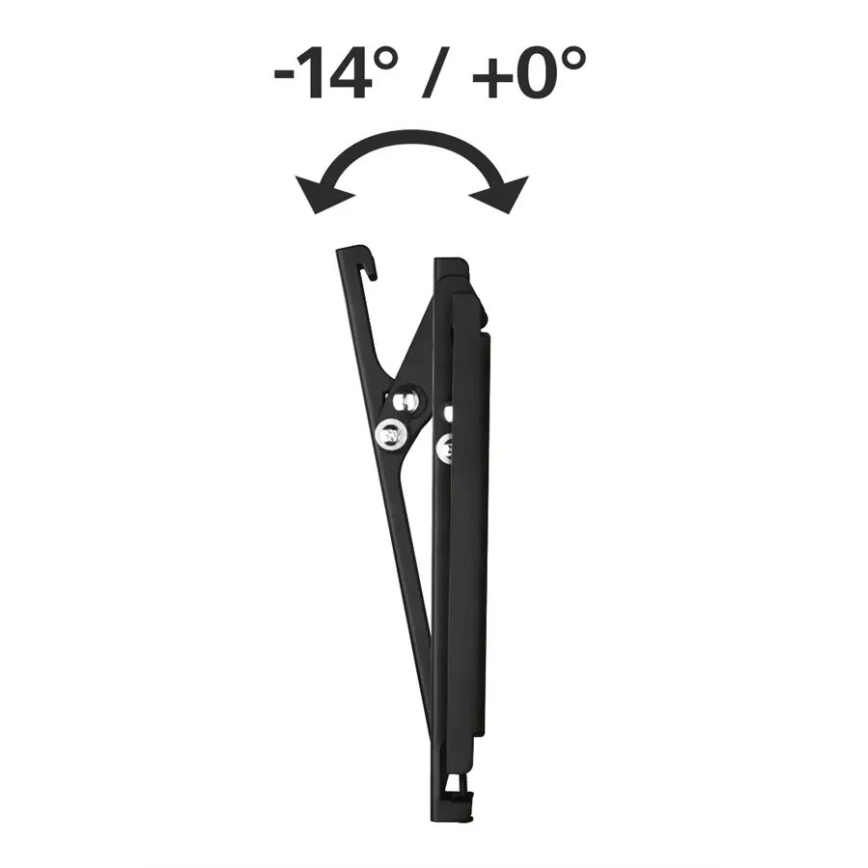 Hama - Supporto a parete inclinabile per TV 19-48" nero