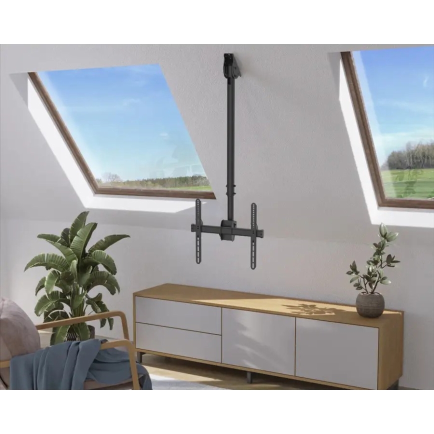 Hama - Supporto a soffitto per TV girevole 32-65 nero