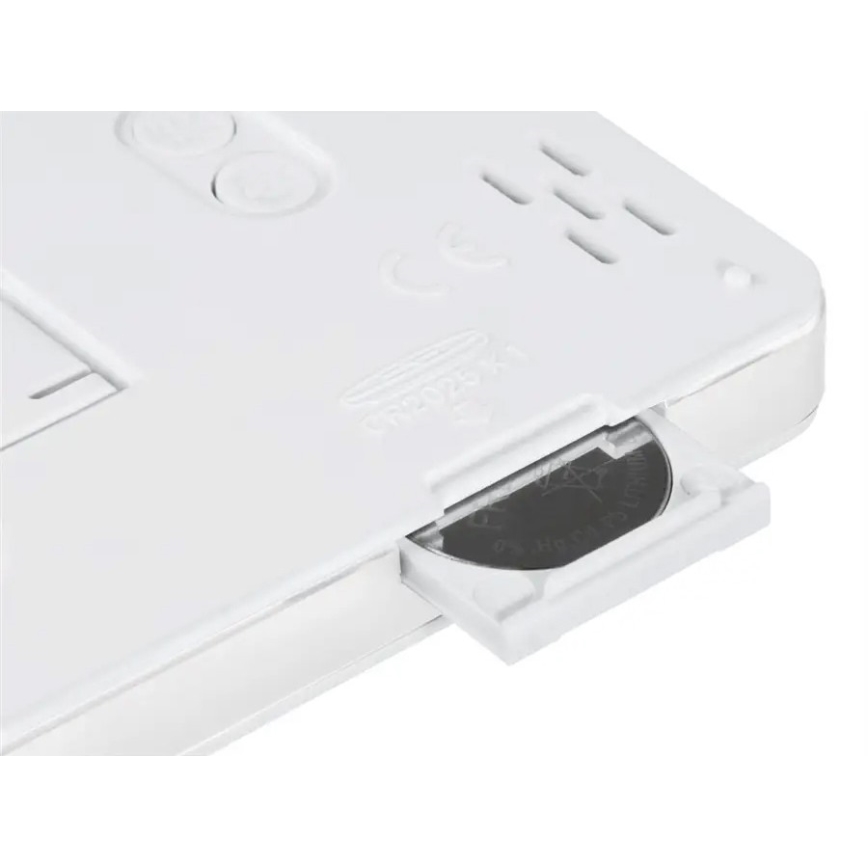 Hama - Thermomètre d'intérieur avec hygromètre 1xCR2025 blanc