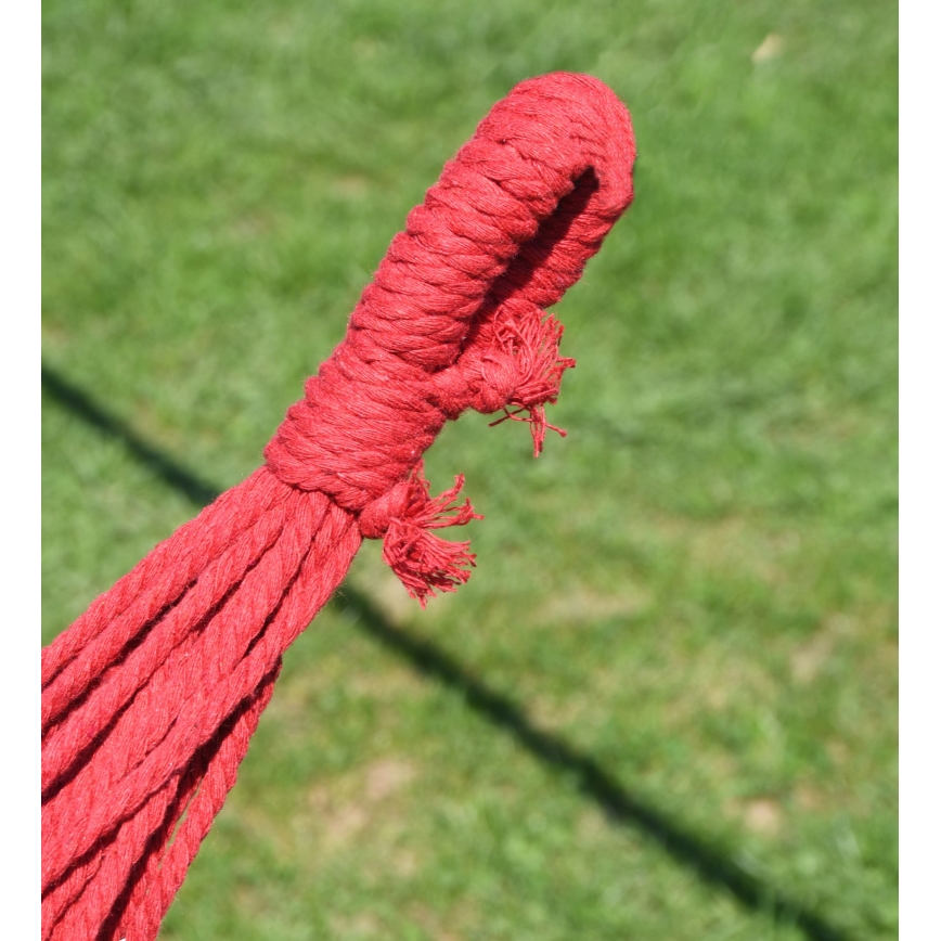 Hamac 200x100 cm rouge/jaune