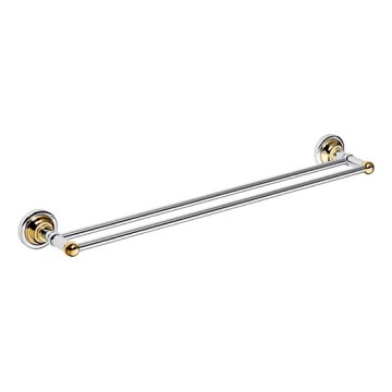 Handtuchhalter 66,5x6,5 cm silber/gold