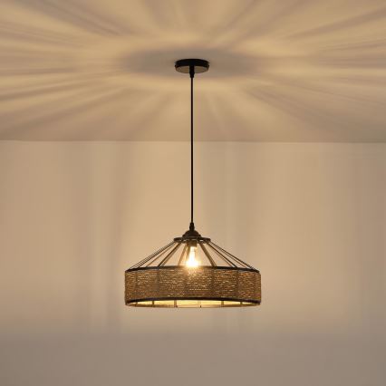Hängeleuchte 1xE27/15W/230V beige