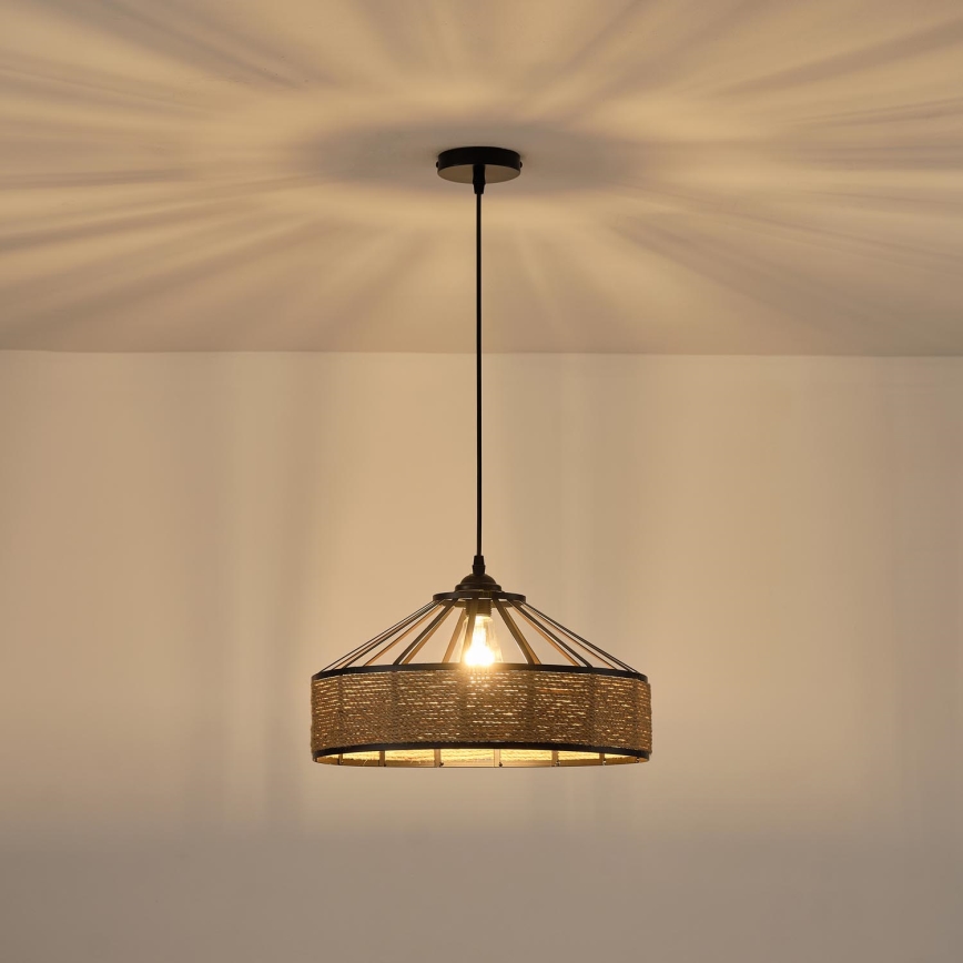 Hängeleuchte 1xE27/15W/230V beige