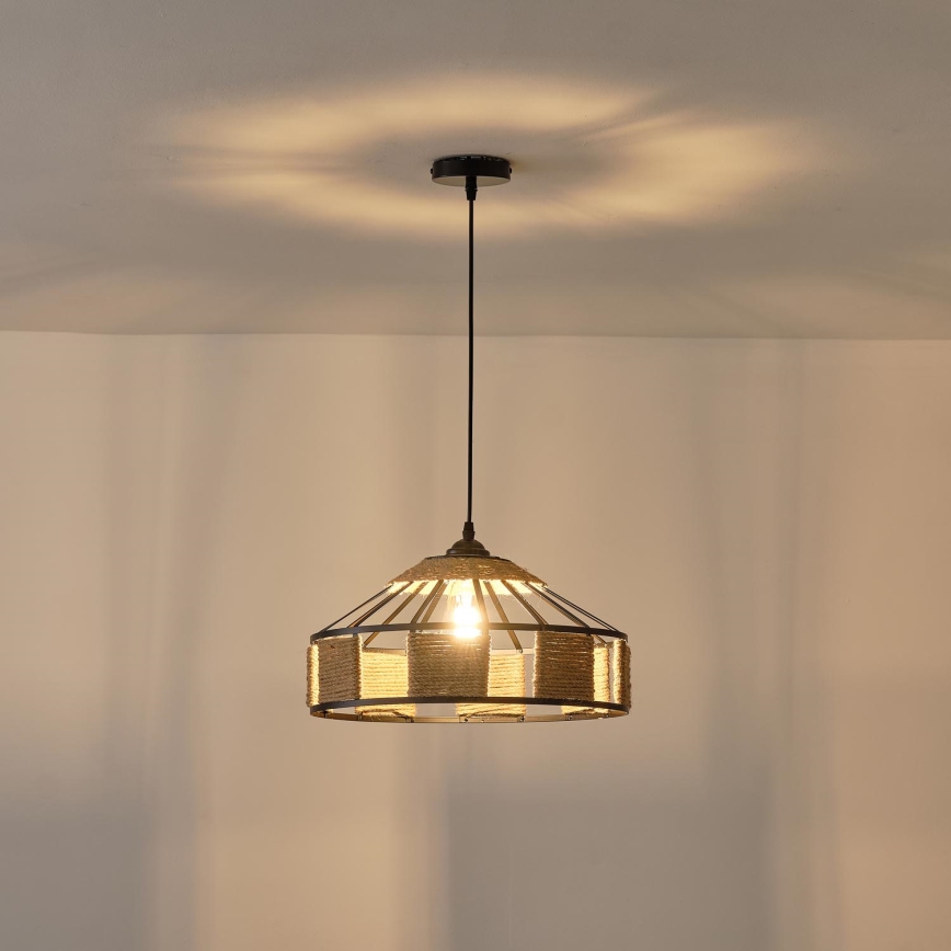 Hängeleuchte 1xE27/15W/230V beige