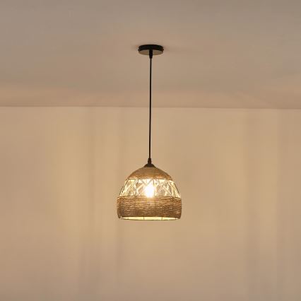 Hängeleuchte 1xE27/15W/230V beige