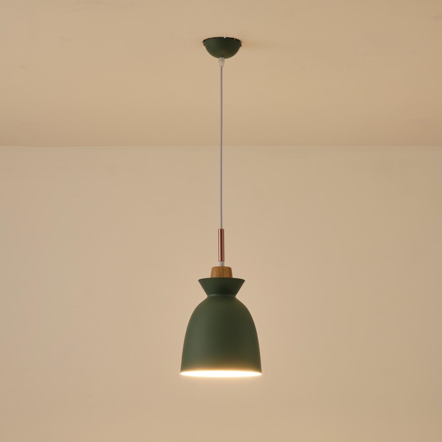 Hängeleuchte 1xE27/15W/230V grün pr. 19,5 cm